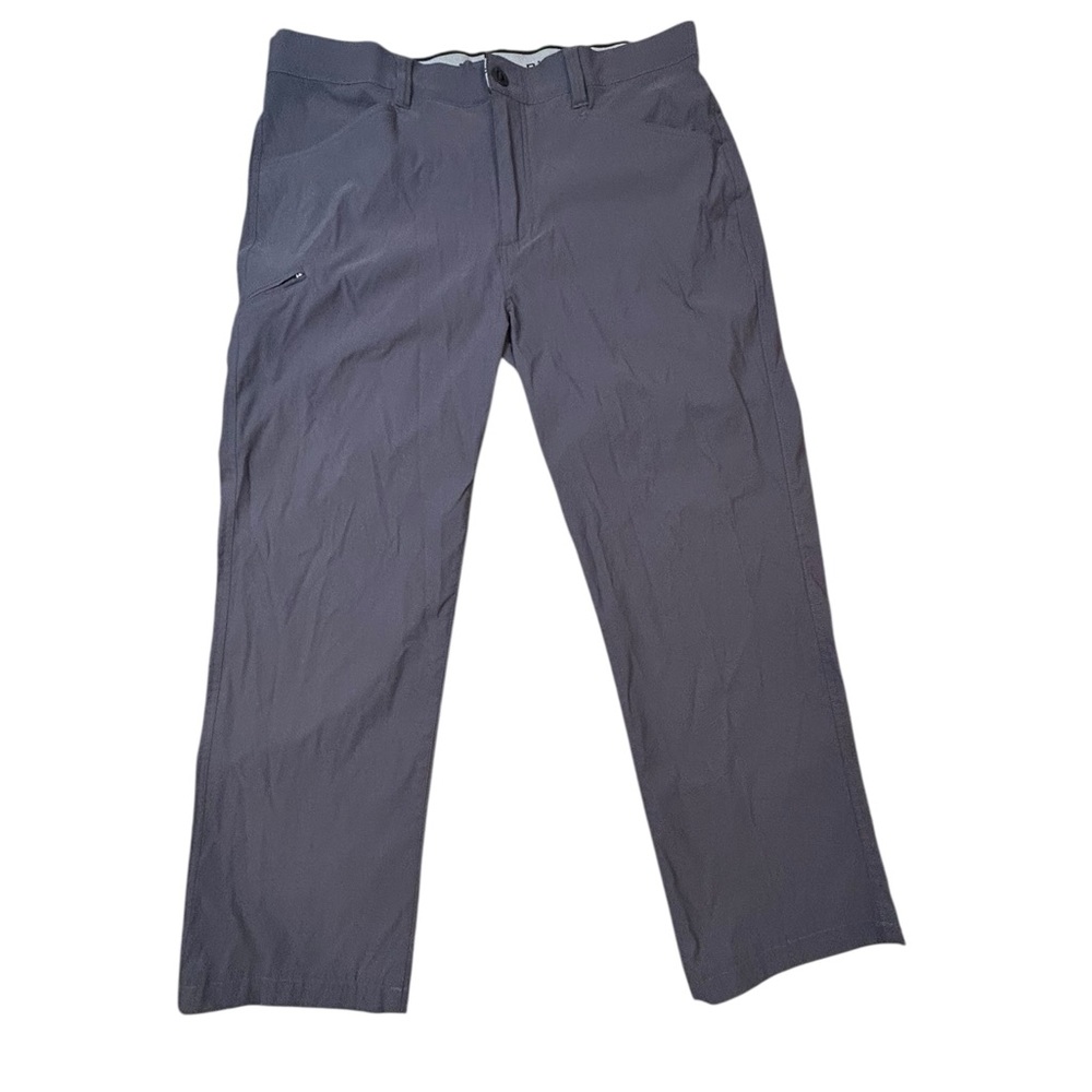 ORVIS Men's Tech Stretch Traveler Gray Pants 38/30‎ Outdoor Hiking Casual